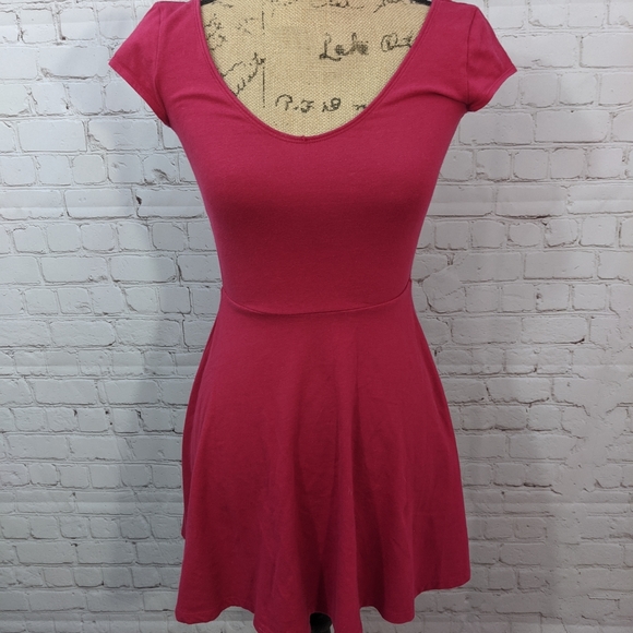 Hollister Round Neck Mini Dress XS - Picture 1 of 3